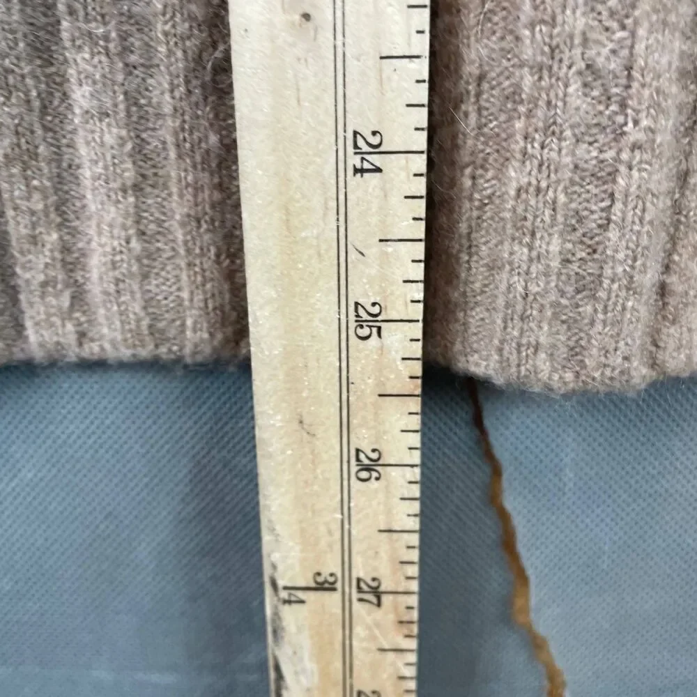 J.Crew Pullover Sweater Women's XS Brown Crew Neck Long Sleeves Knitted - Picture 7 of 8